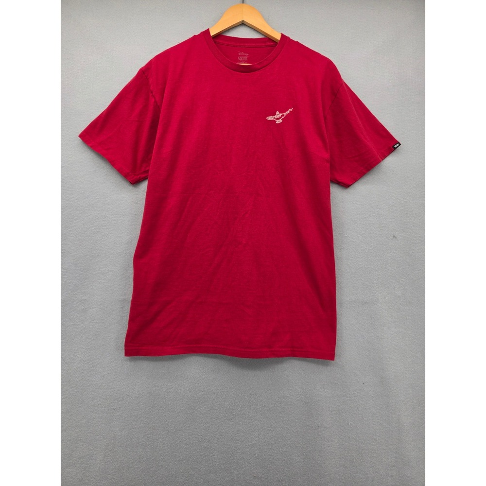 Disney Vans Aladdin Jafar Red Shirt Mens Large Graphic Tee Streetwear Skater L